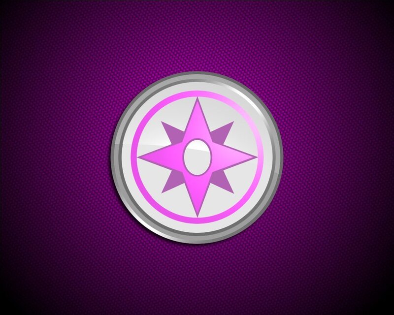 purple compass icon