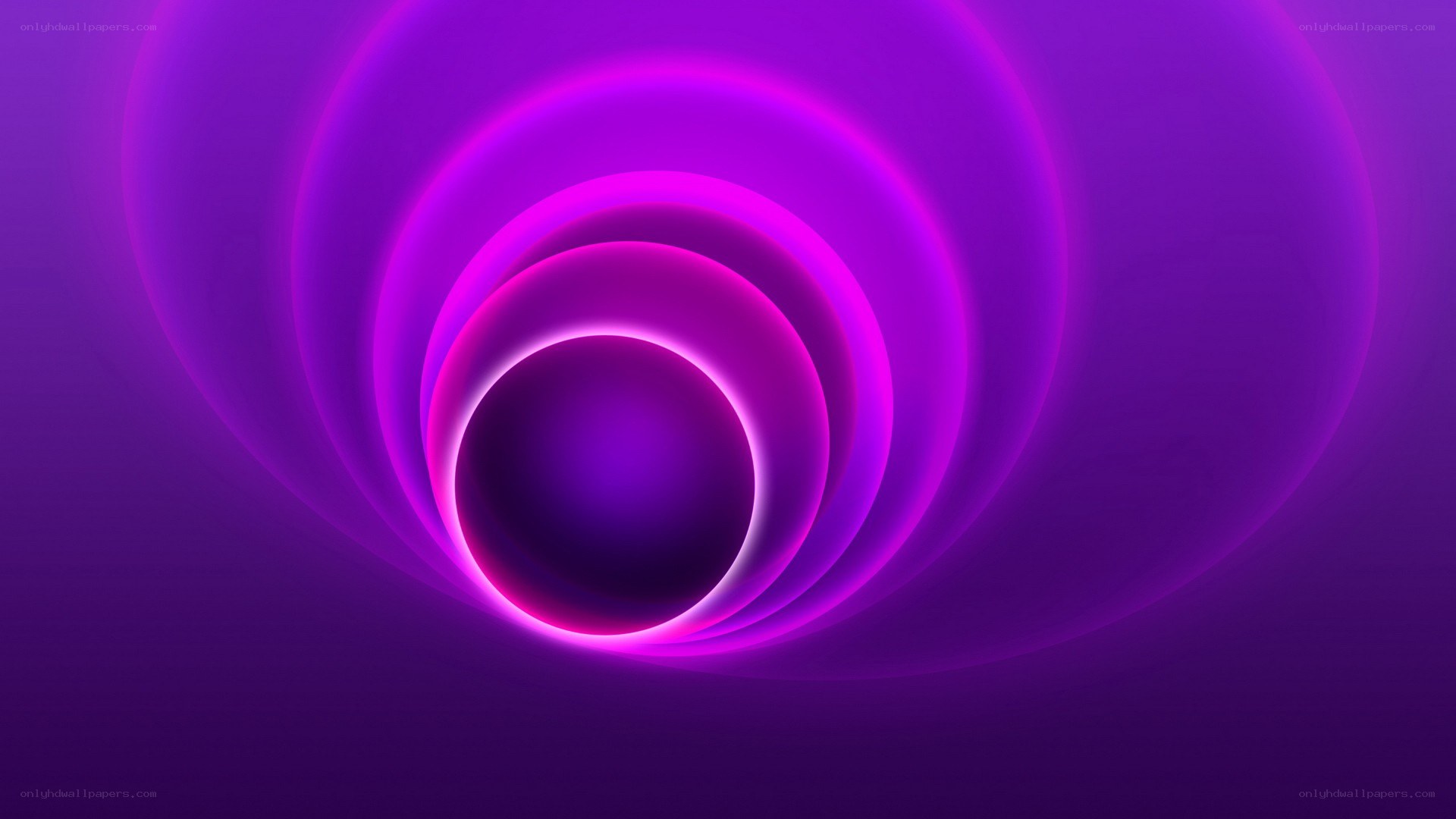 purple concentric circle tunnel