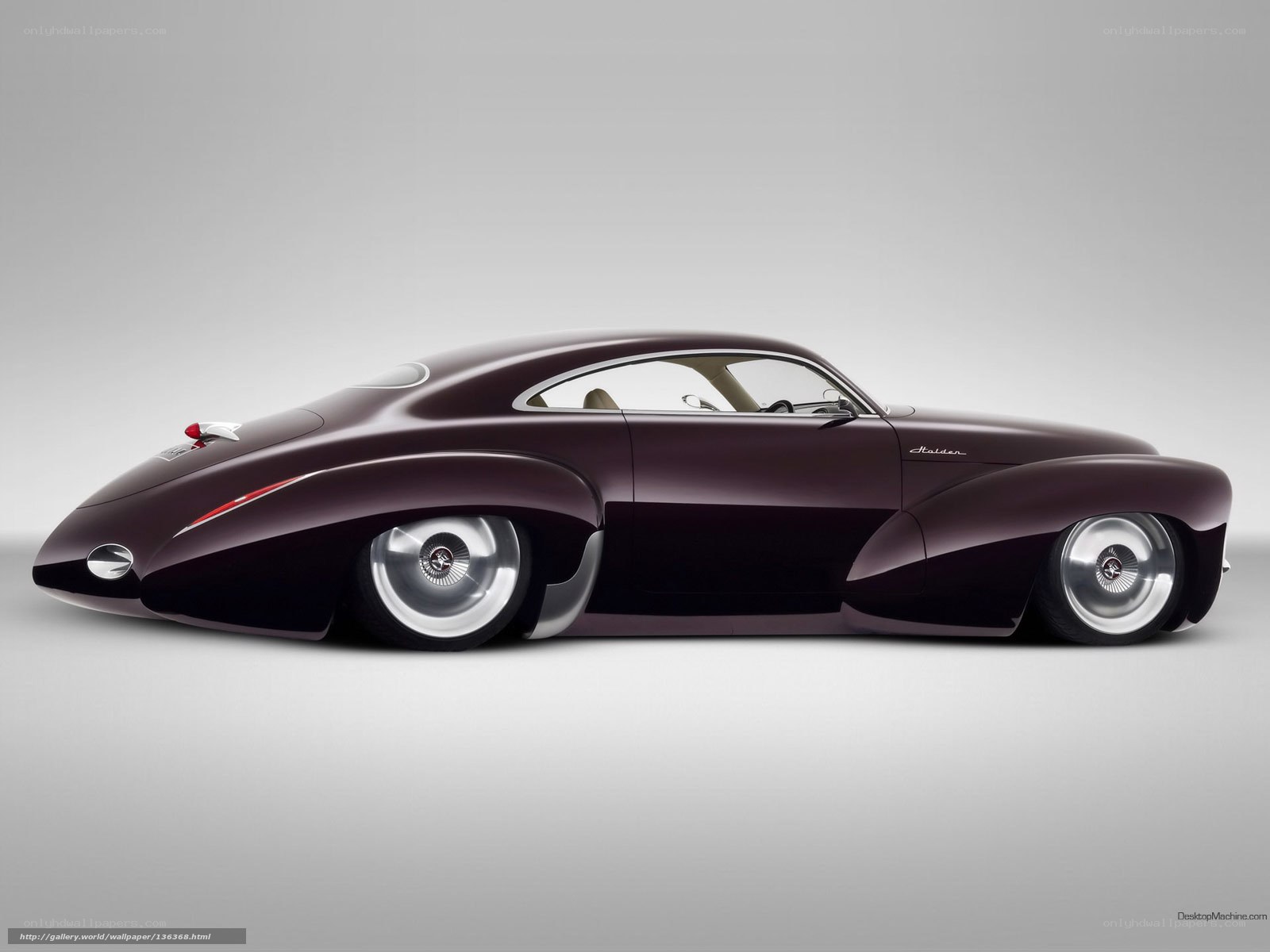 Purple concept car