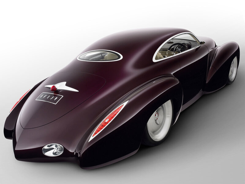Purple concept car