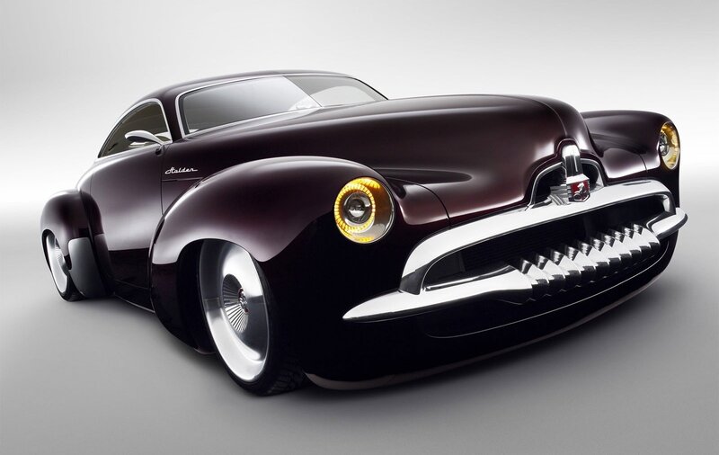 Purple concept car