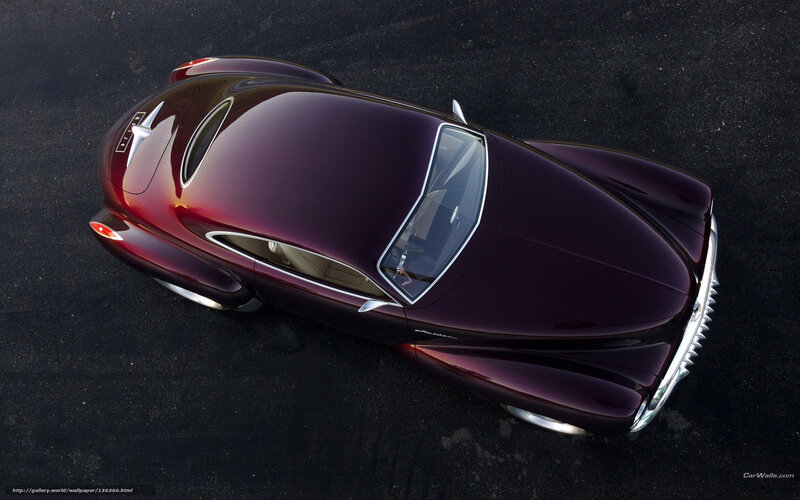 Purple Concept Car — Dramatic, 3d Render, Road
