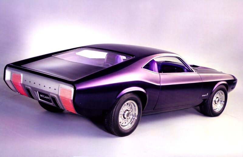 Purple Concept Car — Dramatic, Photograph, Wheel