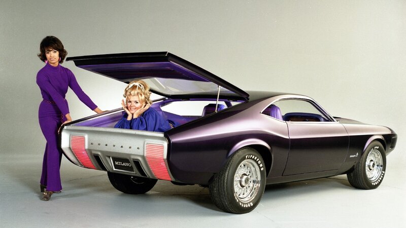 Purple Concept Car — Retro, Photograph