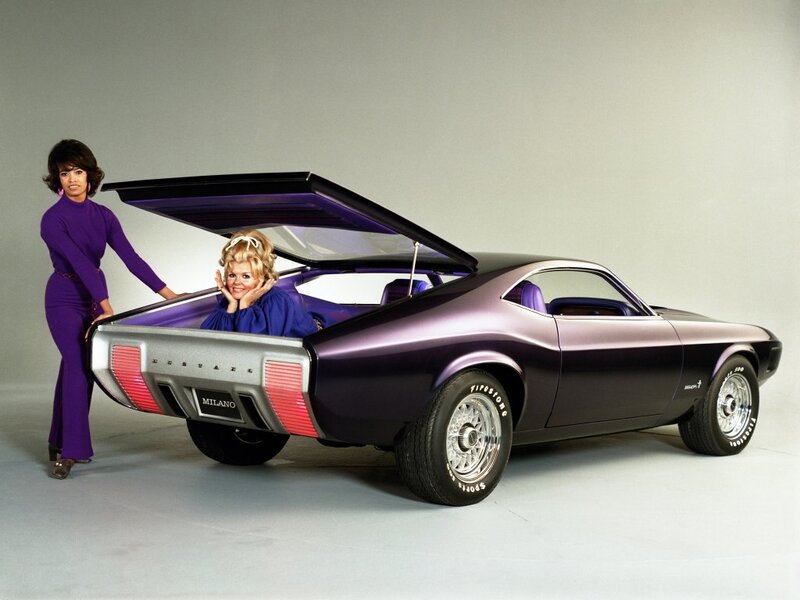 Purple Concept Car — Retro