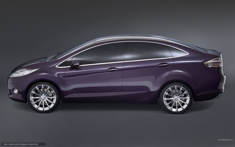 purple concept car side view