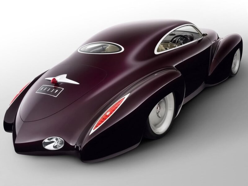 Purple Concept Car — Sleek, 3d Render, Wheel
