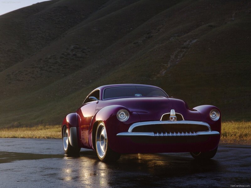 Purple Concept Car — Sunset