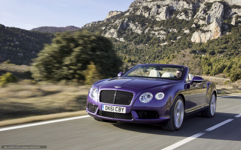 Purple Convertible Car — Dynamic, Afternoon