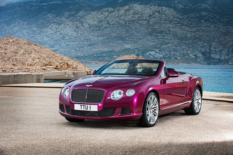 Purple Convertible Car — Serene