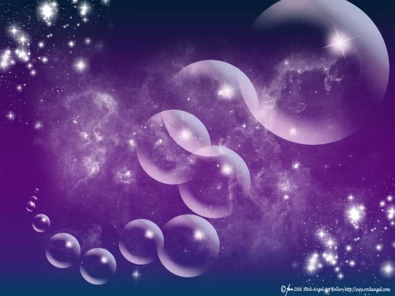 purple cosmic bubbles