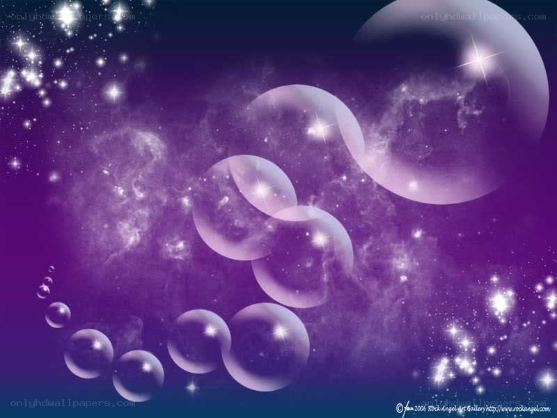 purple cosmic bubbles