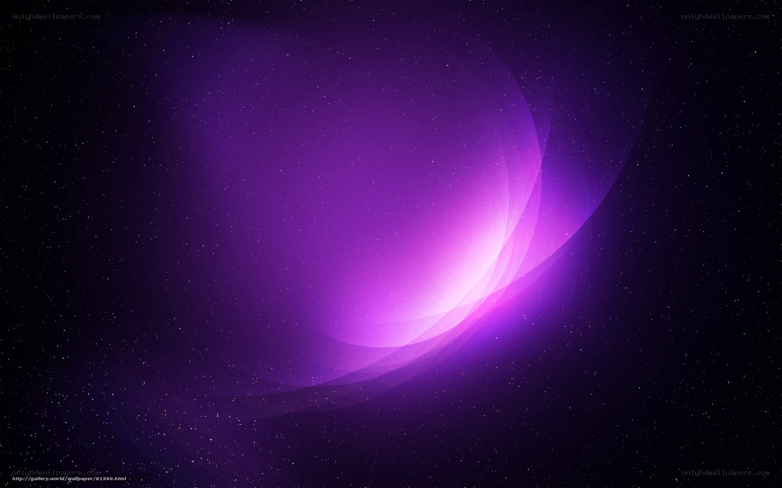 purple cosmic glow