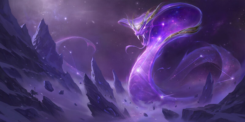 Purple Cosmic Serpent