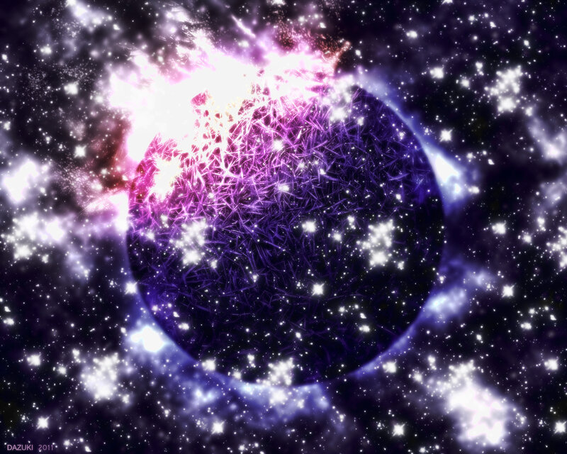 Purple Cosmic Sphere