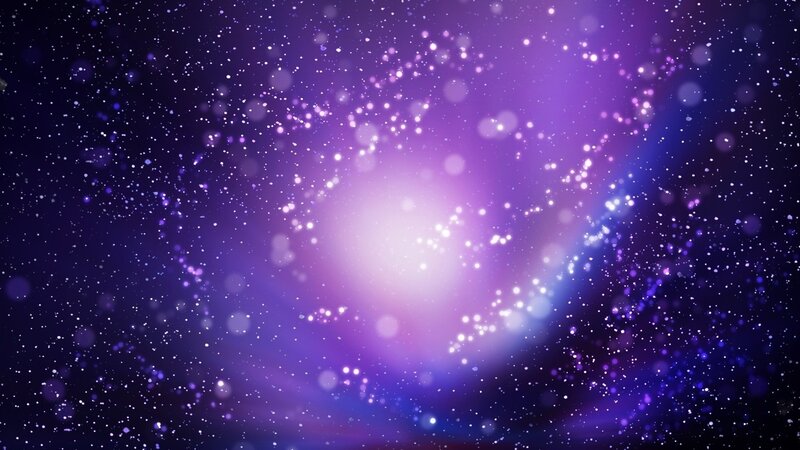 purple cosmic starfield