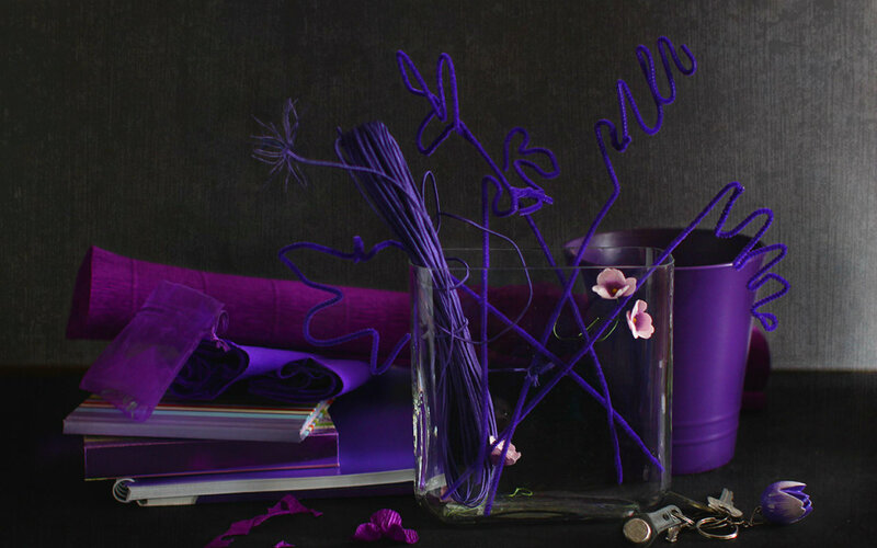 Purple Craft Supplies