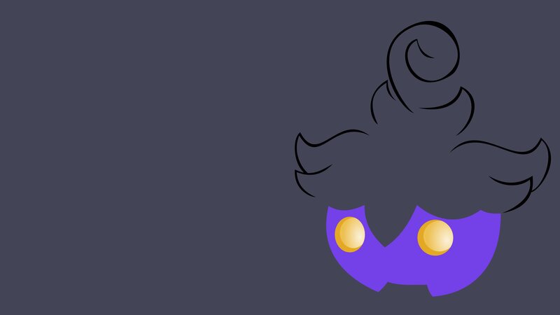 Purple Creature with Golden Eyes