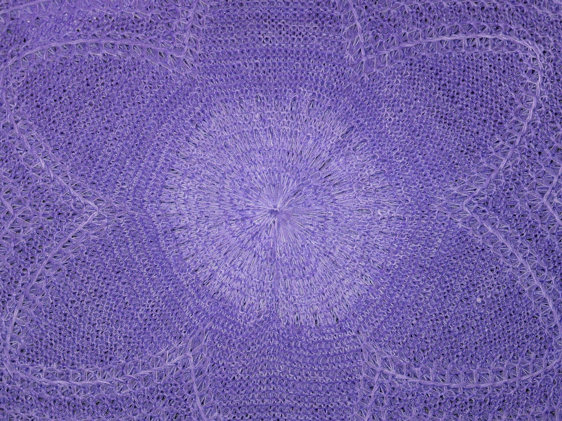 purple crocheted pattern