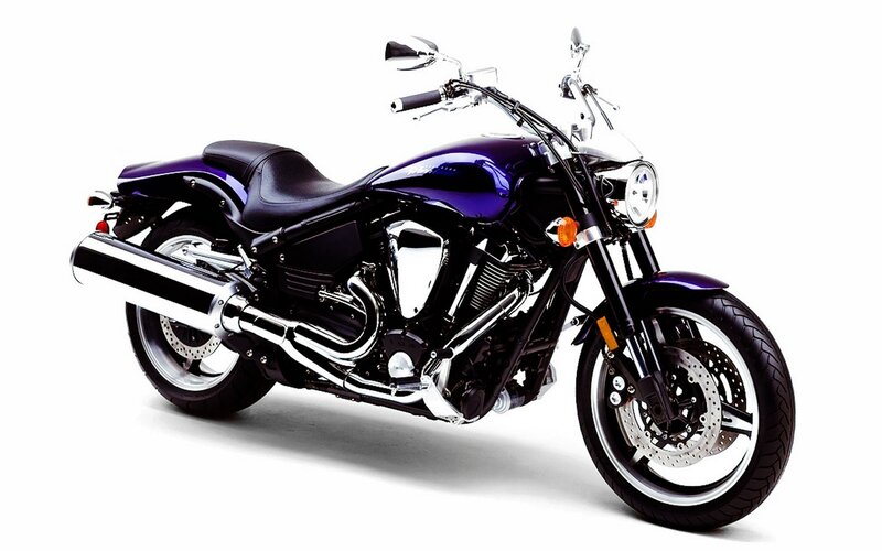 purple cruiser motorcycle