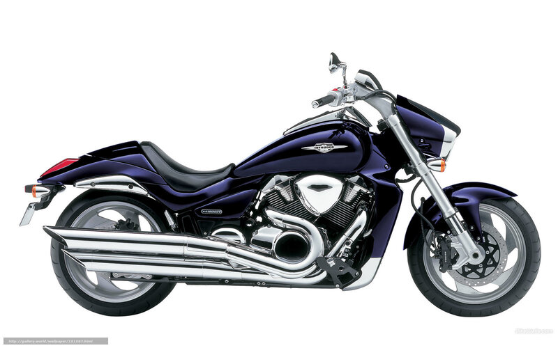Purple Cruiser Motorcycle — Neutral, Photograph