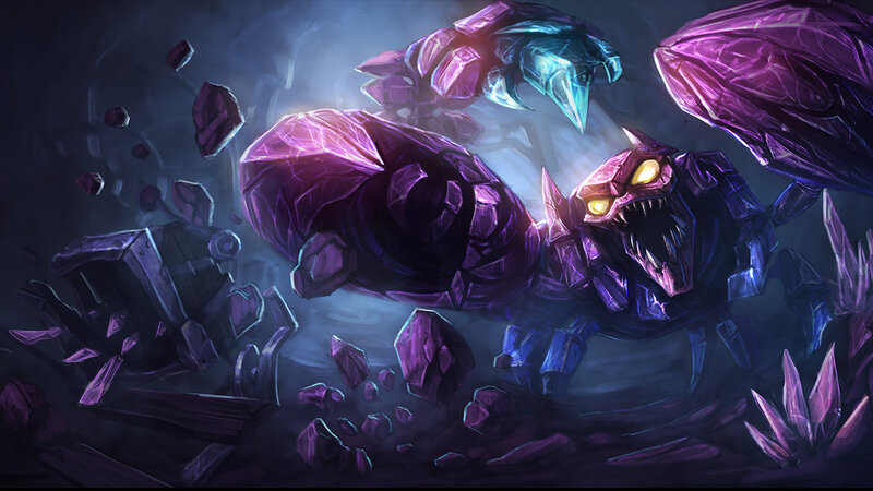 Purple Crystal Creature