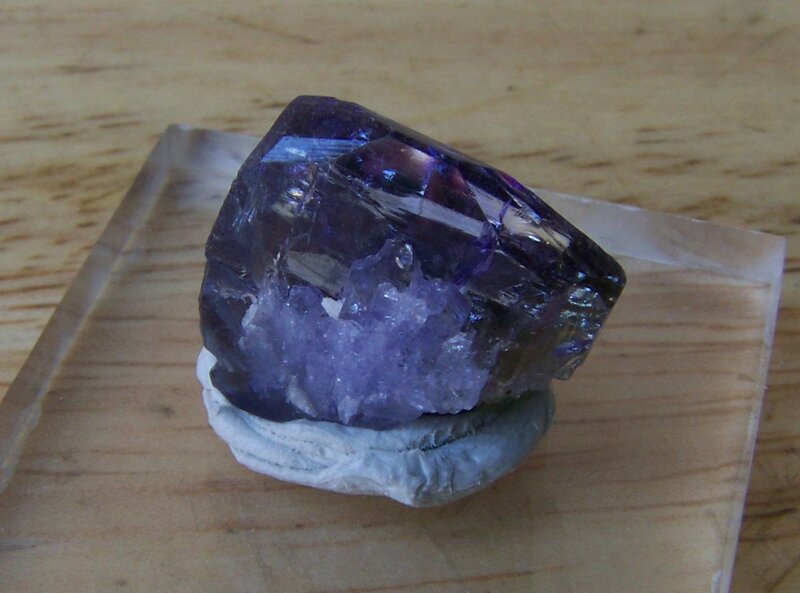 purple crystal specimen