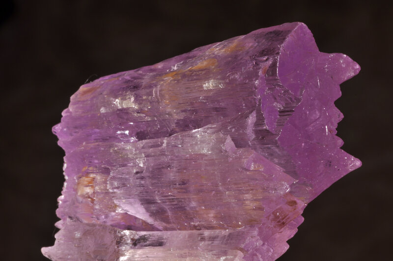 Purple crystal specimen