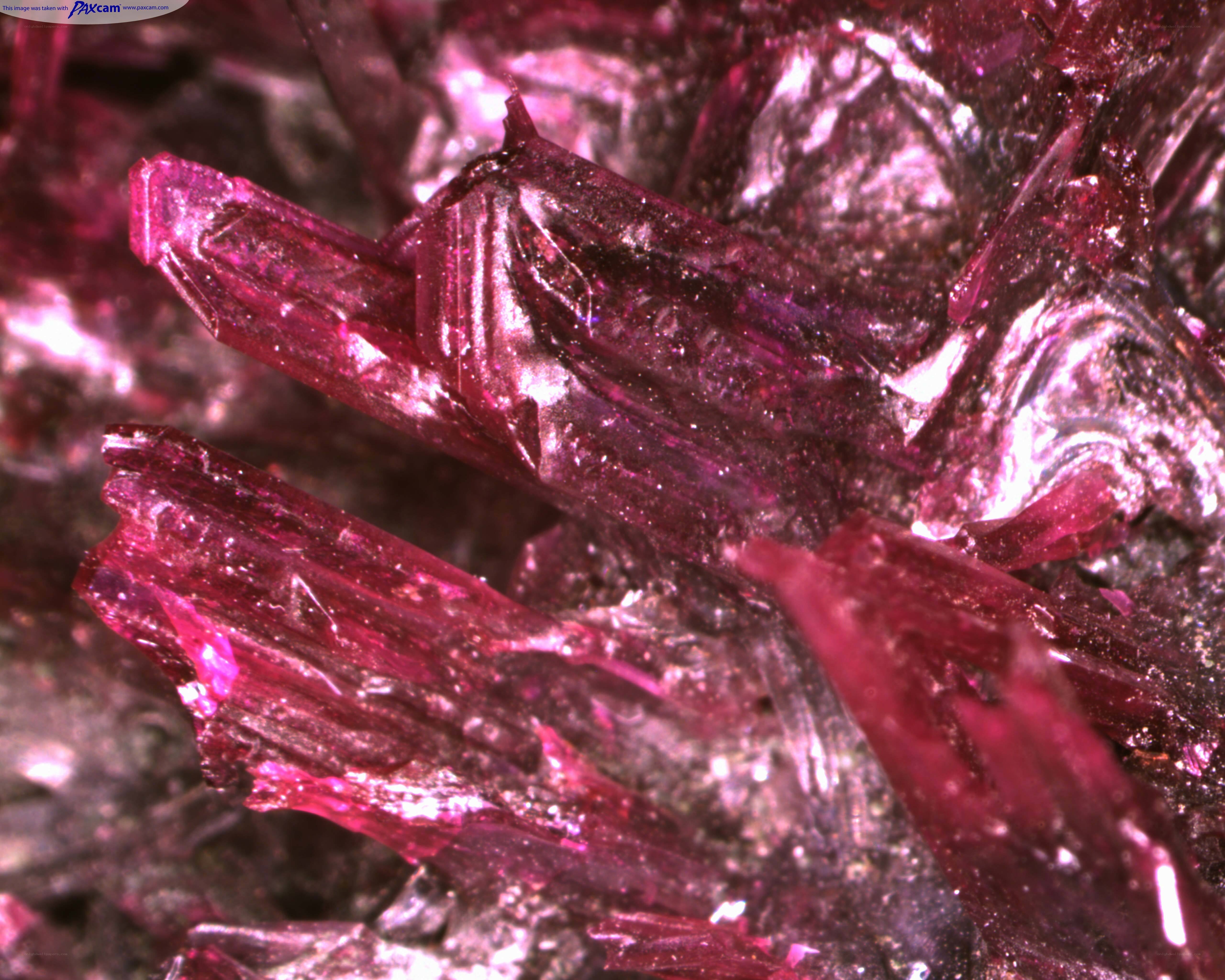 purple crystalline mineral cluster