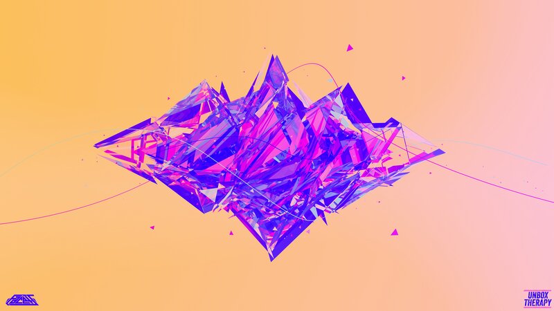 Purple Crystalline Structure — Abstract