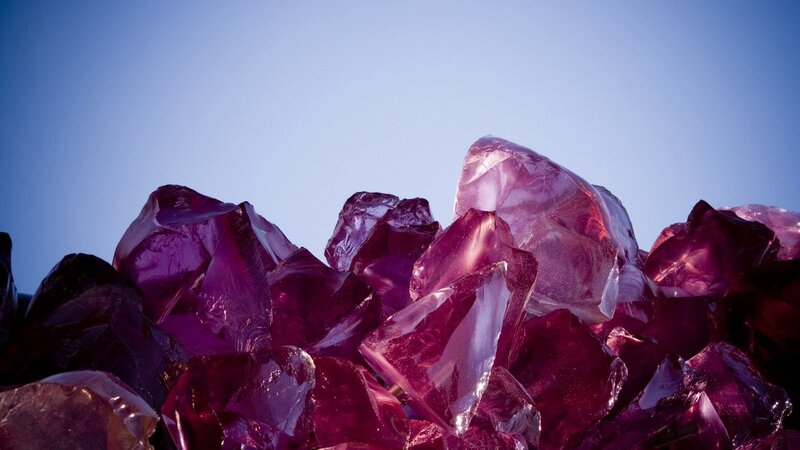 Purple Crystals — Dramatic
