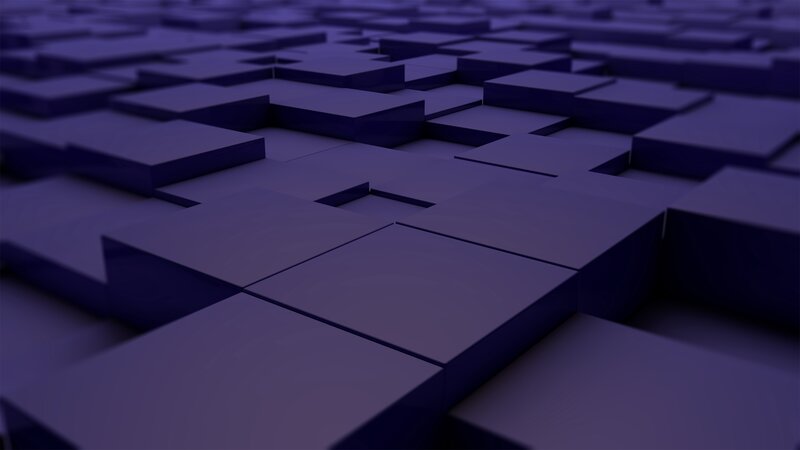 Purple Cubes on Grid
