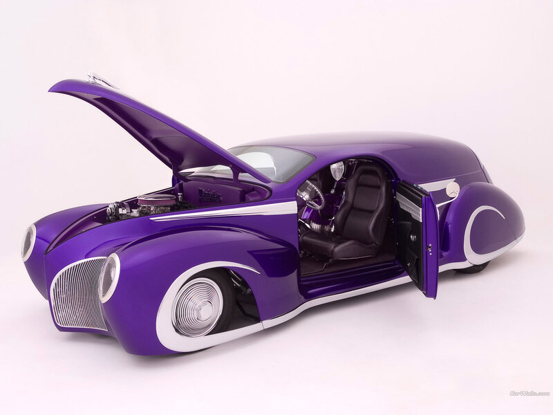 Purple Custom Car — Clean, Photograph