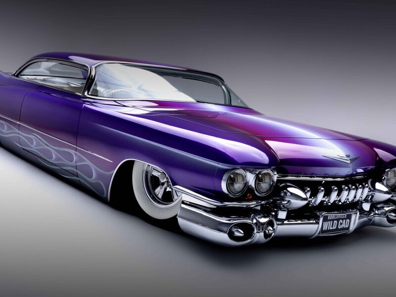 Purple Custom Car — Dramatic, Photograph, Flame Decals