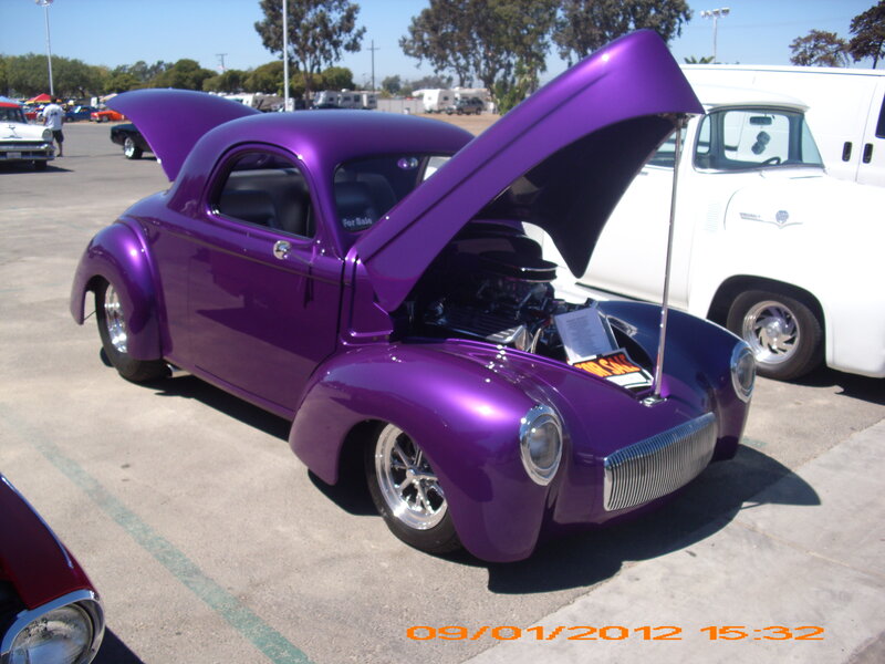 Purple Custom Car — Outdoor