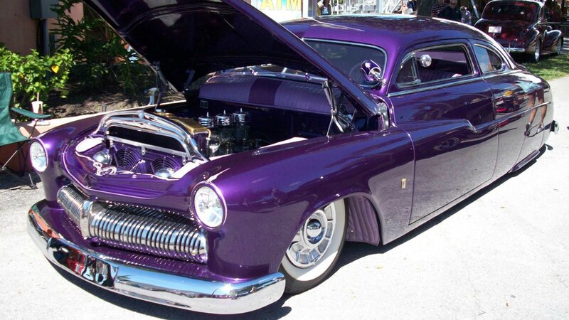Purple Custom Car — Showcase, Afternoon