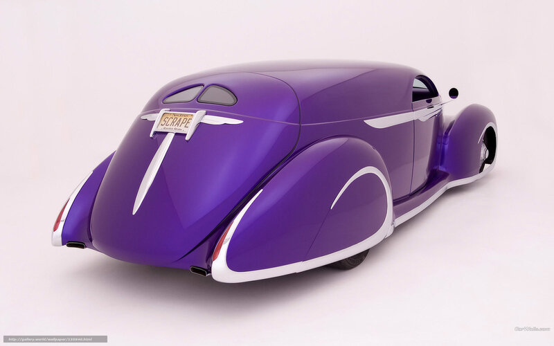 Purple Custom Car — Sleek