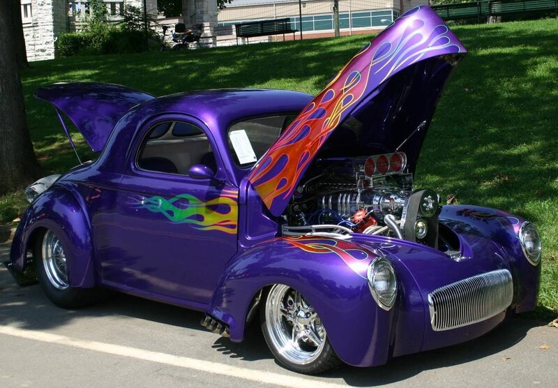 Purple Custom Hot Rod