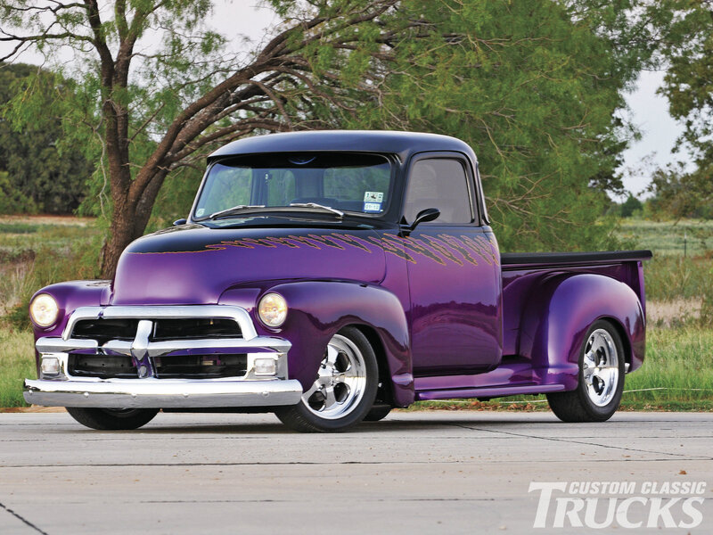 Purple Custom Pickup Truck — Calm