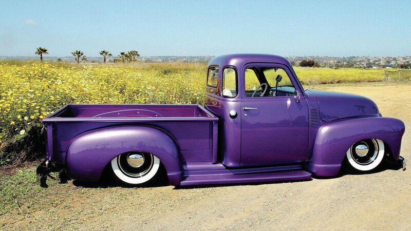 Purple Custom Pickup Truck — Serene