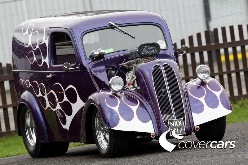 Purple Custom Van