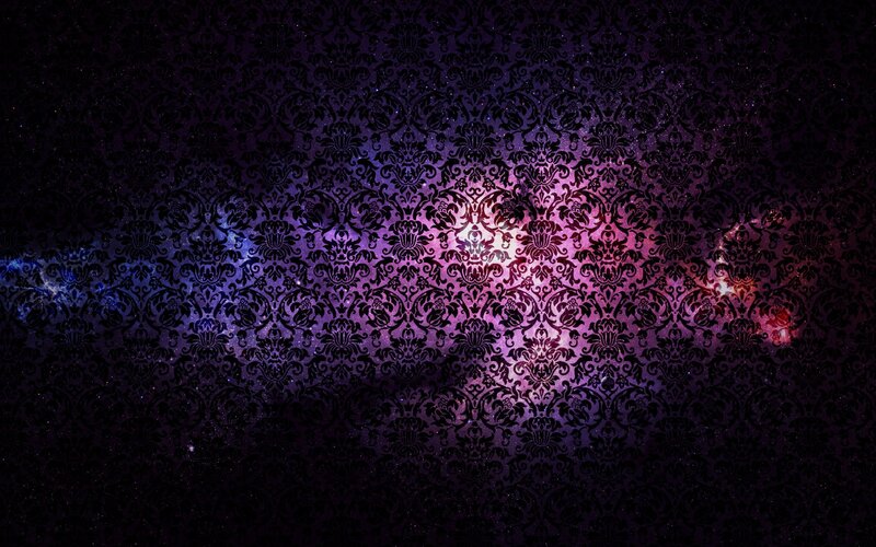 purple damask galaxy wallpaper