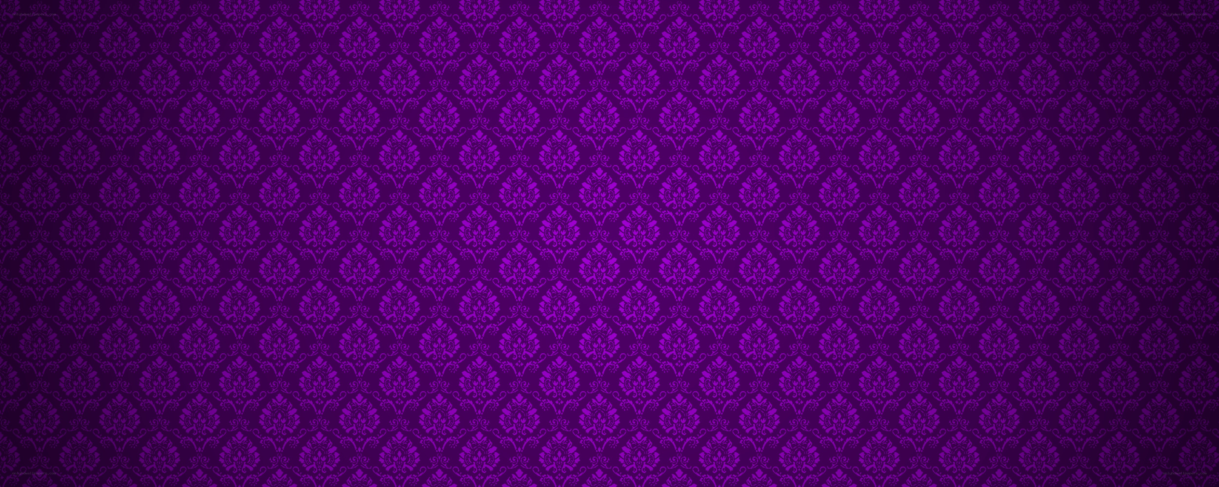purple damask pattern