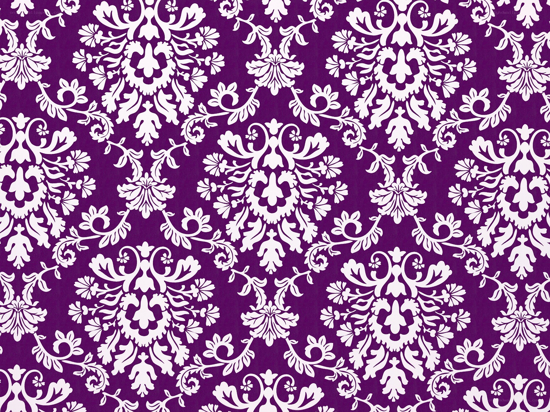 purple damask pattern