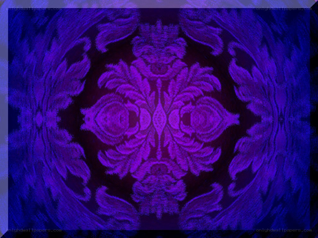 purple damask pattern