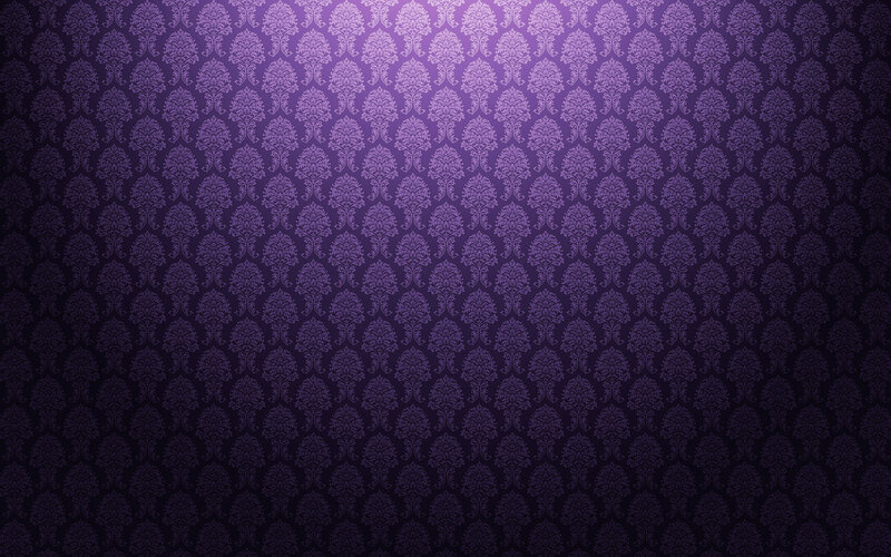 Purple Damask Pattern — Dark, Abstract, Black