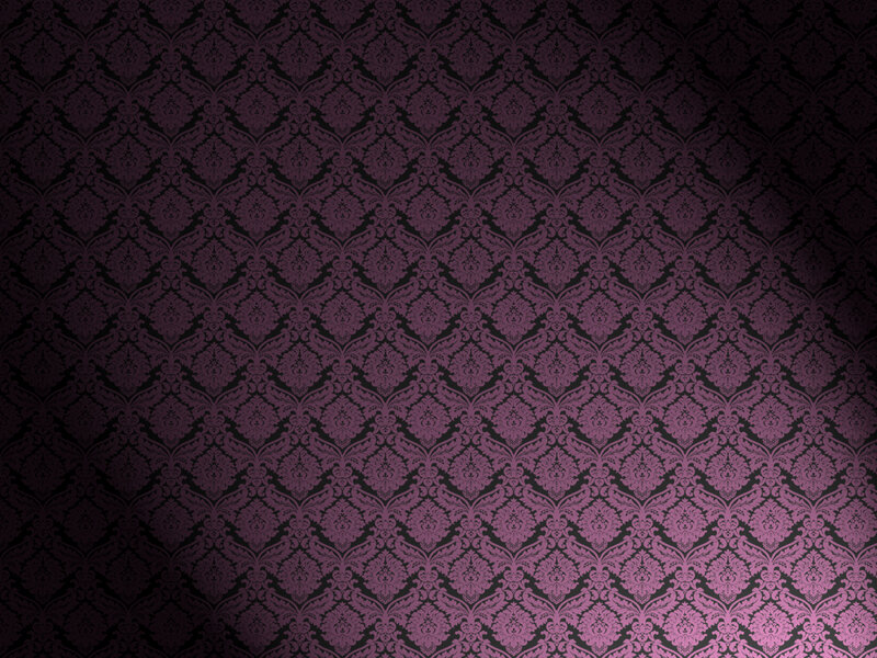 Purple Damask Pattern — Dark, Digital Art