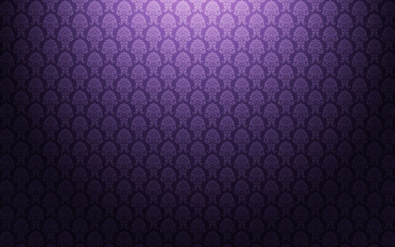 Purple Damask Pattern — Dark