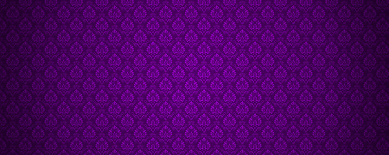 Purple Damask Pattern — Ornate, Abstract
