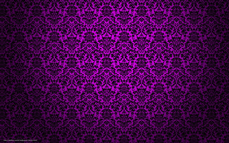 Purple Damask Pattern — Ornate